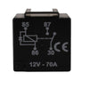 Relè con diodo 12V 70A faston 9,5 Aleyay