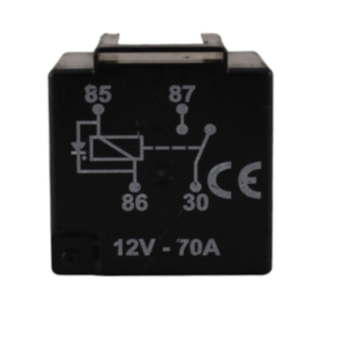 Relè con diodo 12V 70A faston 9,5 Aleyay