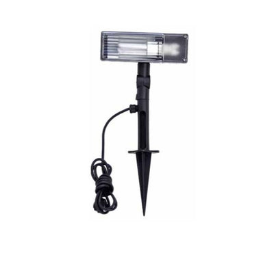 Lampada picchetto Lampadari bartalini PAR PL P BLK DB.0083 E27 LED duralighting orientabile lampada terra