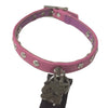 Collarino rosa per cani in Ecopelle e Swarovski Pet Follie