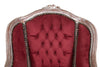 Biscottini POLTRONA STILE FRANCESE LUIGI XVI IN LEGNO MASSELLO DI FAGGIO
