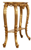 Biscottini CONSOLLE IN LEGNO FINITURA FOGLIA ORO ANTICATO MADE IN ITALY dimensioni