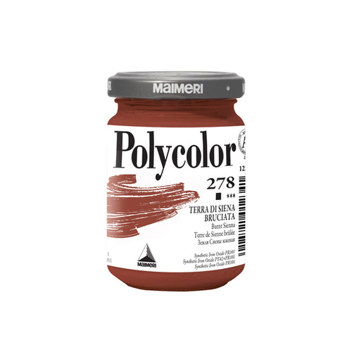 Colore Vinilico Polycolor Vasetto 140 Ml Terra Di Siena Bruciata Maimeri