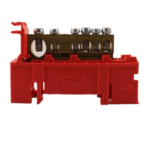 Morsetto di derivazione 1 polo 6 vie Schneider Electric