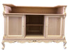 MOBILI 2G - Bancone da bar classico barocco Legno grezzo 164x68x115