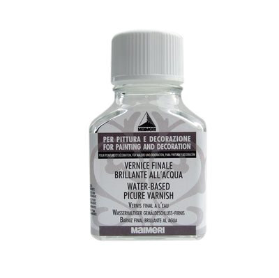 Flacone 75Ml Vernice Finale Brillante All'Acqua Maimeri