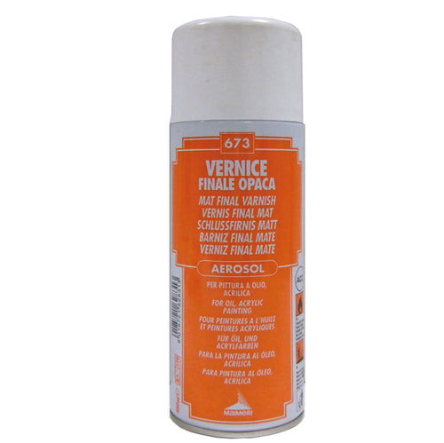 Bombola 400 Ml Vernice Finale Opaca Spray Maimeri