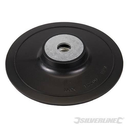 Platorello ABS per molatrici angolari lucidatrici sabbiatrici con ghiera filettata silverline - Eternal Brico