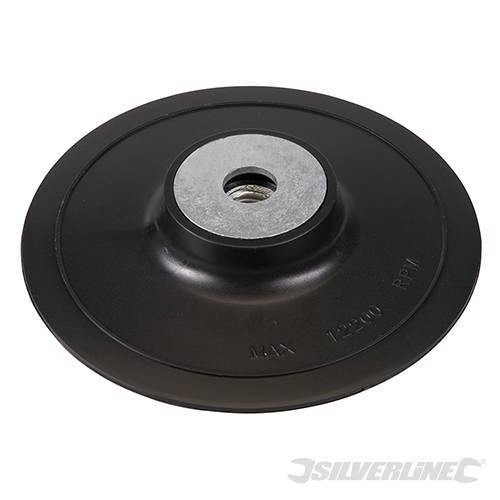 Platorello ABS per molatrici angolari lucidatrici sabbiatrici con ghiera filettata silverline - Eternal Brico