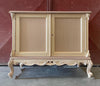 MOBILI 2G - Credenza 2 porte classica barocco Legno grezzo 118x56x92