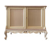 MOBILI 2G - Credenza 2 porte classica barocco Legno grezzo 118x56x92