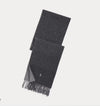 Sciarpa con Frange ! Ralph Lauren double-face in misto lana