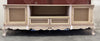 MOBILI 2G - Porta tv 2 ante 2 cassetti classico barocco Legno grezzo 200x60x70