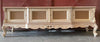 MOBILI 2G - Porta tv 4 ante classico barocco Legno grezzo 190x45x70
