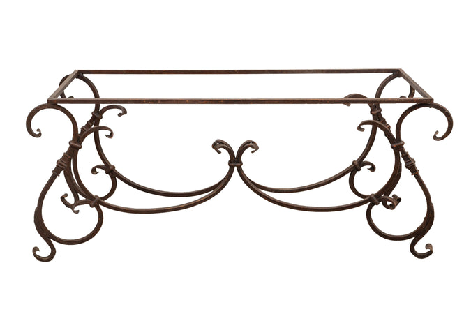 Biscottini Base tavolo ferro battuto Biscottini robusta resistente 150x60x74 per piani