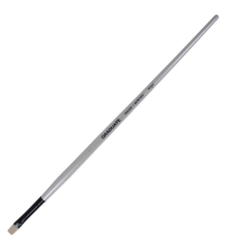 Pennello Setola Naturale Graduate Piatto Corto N.10 Manico Lungo Daler Rowney