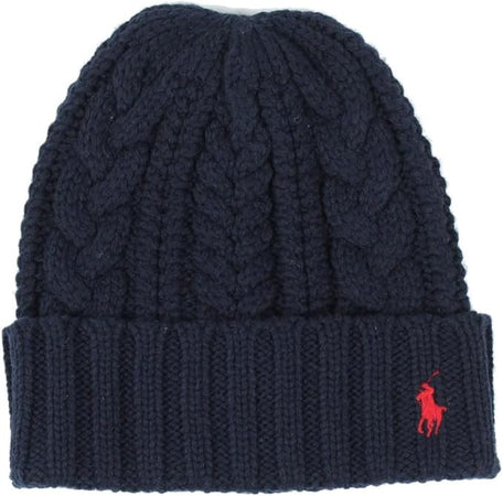 Berretto Ralph Lauren Polo: Lana Grossa, Cavallino Rosso, Calore e Stile