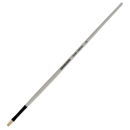 Pennello Setola Naturale Graduate Piatto Lungo N.4 Manico Lungo Daler Rowney