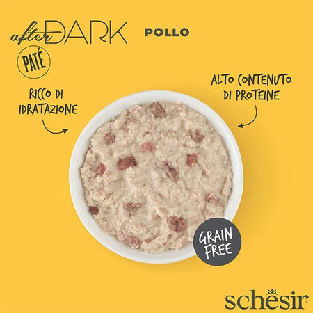 Schesir After Dark Pollo Scatoletta per Gatti Adulti 80gr
