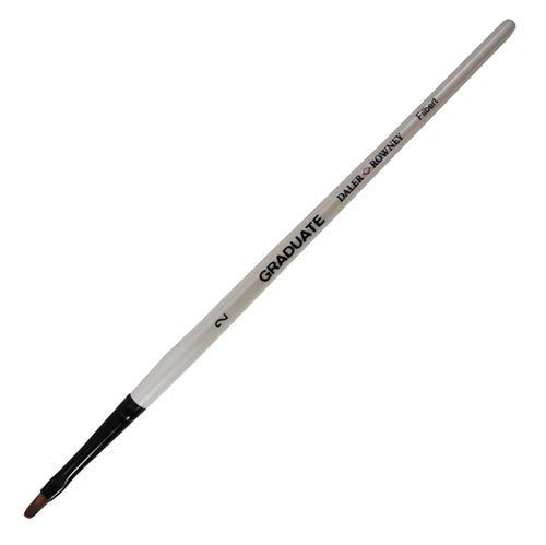 Pennello Sintetico Lingua Gatto Graduate N.2 Manico Lungo Daler Rowney
