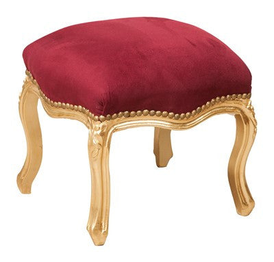 Biscottini Biscottini Panchetto Poggiapiedi Stile Luigi XVI Faggio Massello Intaglio