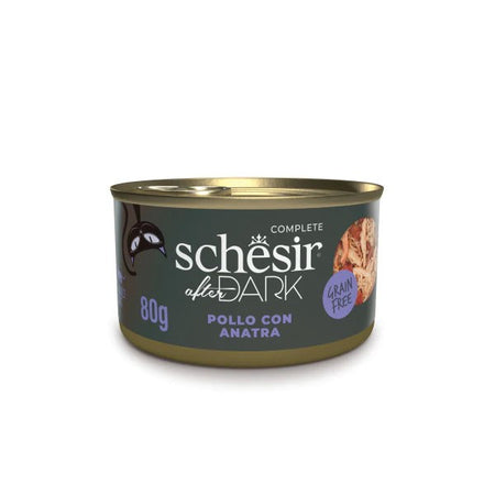 Schesir After Dark Pollo con Anatra Scatoletta per Gatti Adulti 80gr