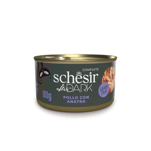 Schesir After Dark Pollo con Anatra Scatoletta per Gatti Adulti 80gr