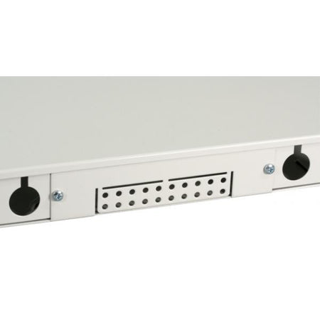 Box Ottico Versione Scorrevole 1U Senza Pannello Frontale Grigio