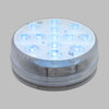 Disco sommergibile con led a luce RGB multicolore Ø8,5cm a batterie