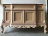 Mobile Bagno classico barocco Legno grezzo 130x60x82