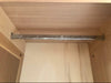 MOBILI 2G - Armadio 3 porte classico barocco Legno grezzo 193x73x230