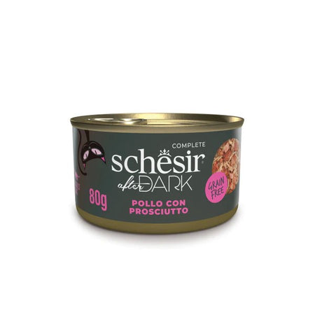 Schesir After Dark Pollo con Prosciutto Scatoletta per Gatti Adulti 80gr