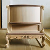 MOBILI 2G - Mobile da bagno classico barocco Legno grezzo 100x60x87
