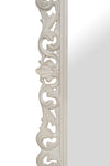 Biscottini SPECCHIERA DA PARETE IN LEGNO FINITURA BIANCA ANTICATA MADE IN ITALY