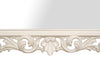 Biscottini SPECCHIERA DA PARETE IN LEGNO FINITURA BIANCA ANTICATA MADE IN ITALY