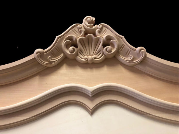 MOBILI 2G - Specchio da terra classico barocco Legno grezzo 151x9x230