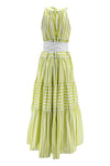 MILVA MI Abiti Lime/bianco da donna