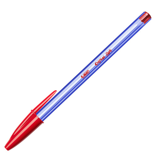 Scatola 50 Penna Sfera Cristal Soft 1,2Mm Rosso Bic