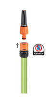 Raccordo automatico rapido aquastop con stringitubo per irrigazione e giardinaggio