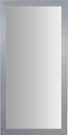 Biscottini Biscottini Specchiera Rettangolare Muro Legno Tiglio Grigia 100x3x200 Made Italy