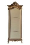 MOBILI 2G - Specchio da terra classico barocco Legno grezzo 80x9x215