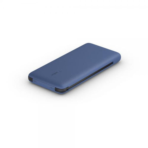 Belkin BPB006btBLU 10000 mAh Blu (BELKIN POWER BANK 10K INC USB-C - AND LIGHTNING CABLES BLUE)
