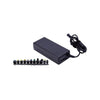Alimentatore universale a tensione variabile 90w - ingresso 100~240Vca, uscita 15-16-18(18,5)-19(19,5)-20-22 Vcc - corrente max 6A - 9 spinotti a corredo