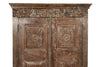 Biscottini Stipo Libreria in legno massiccio con porta antica Molto solido spazioso