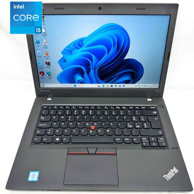 Notebook Ricondizionato Pc Portatile LENOVO Thinkpad L460 Core i5-6200U 14 RAM 8GB SSD 256GB Windows 11 Pro + Office 2021