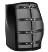 Mini gonna con fibbie Nero Elasticizzato
