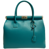 Modarno Handbag Borsa Donna a Mano Pelle con Tracolla Bauletto 35x28x16 cm