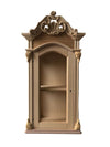 MOBILI 2G - Pensile rettangolare classico barocco Legno grezzo 53x30x102