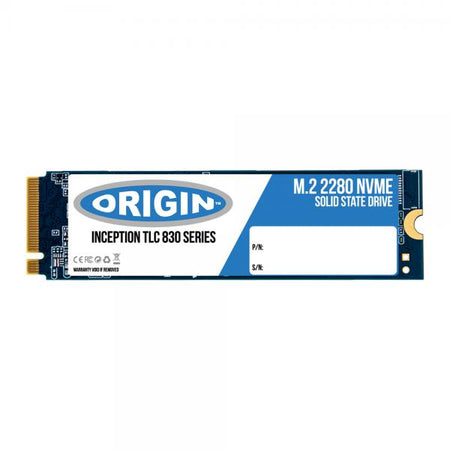 Origin Storage OTLC5003DNVMEM.2/80 drives allo stato solido 512 GB M.2 PCI Express 3.0 NVMe 3D TLC (Origin Inception SSD 500GB NVMe M.2 3D TLC 80mm)