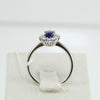 Anello donna princess Mirco Visconti in oro bianco zaffiro e diamanti G VS